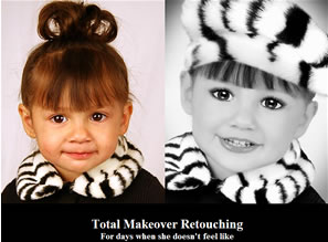 Retouching Service Turns Pageant Children Into Plastic Freakshows