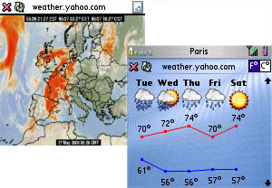 4cast Weather App For Palm OS (90%)