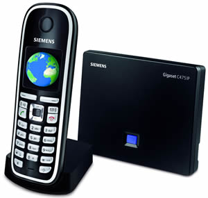 Siemens C475IP DECT Cordless VoIP Phone Review (77%)