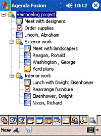 Agenda Fusion v7.85 PIM for Pocket PC Review