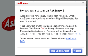 Ask Offer Users Privacy Switch