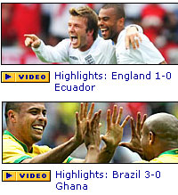 BBC World Cup Website Scores!