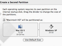 Boot Camp Runs Windows XP on Intel Macs