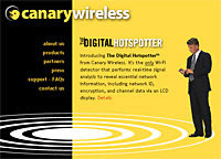 Digital Hotspotter Wi-Fi Signal Finder From Canary Wireless