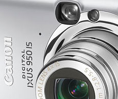 Canon PowerShot SD850 IS (Ixus 950) Announced