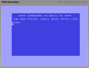 Commodore 64 Emulated In Flash