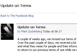Facebook Revolt Sees Off Dodgy New TOS Clause
