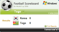 Microsoft Soccer Scoreboard: Live World Cup Desktop