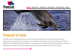 Freesat BBC and ITV Free HD Service Launches