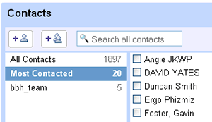 Gmail Contacts Upgraded