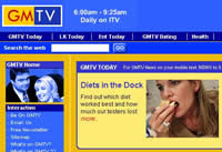 GMTV streamed live via the web to foreign correspondents