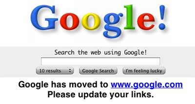 Google as it was seven years ago