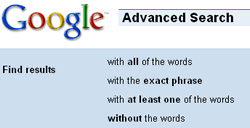 Advanced Search: Is The Name A Problem?