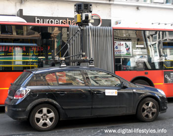 Google Street View Camera Car Snapped In Central London