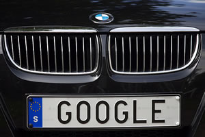 Google Car License Plate: Sweden