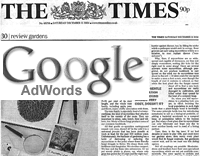 Google To Trial Print-Based AdWords Service