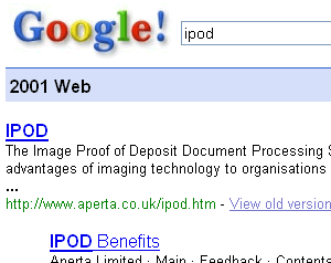 Search Like It's 2001 on Google