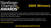 Handango Announces the Champion Award Winners for 2005