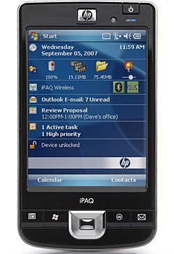 HP iPAQ 210 Enterprise PDA