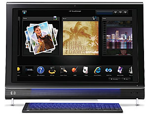 HP TouchSmart IQ800 Series Lifestyle PCs Packs 25in Touchscreens