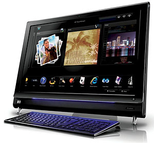 HP TouchSmart IQ800 Series Lifestyle PCs Packs 25in Touchscreens