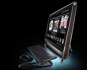 HP TouchSmart 2 Integrated PCs Pack Touchy Feely Screens