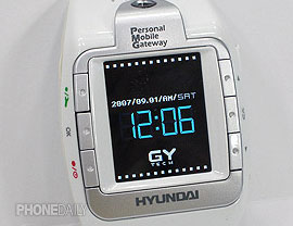 Hyundai W-100 Wrist Phone Stuffs In The Functionality