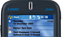 i-mate JAMin PDA/Smartphone Expected Soon