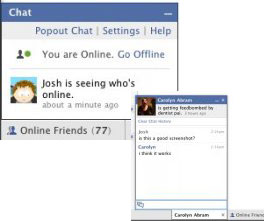 Facebook IM Chat: Least Secure