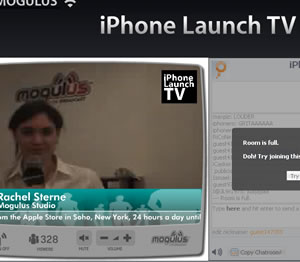 iPhone Madness: Live Web TV Channel In NY Shop