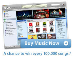 Get Free Entry to iTunes Music Store Billion Songs Countdown