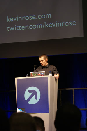 Kevin Rose: The Futue of News: Live Coverage