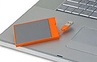 LaCie Carte Orange Credit-Card Sized 8GB USB Storage Card