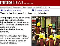 London Mobile Phone Networks Jammed After Explosions