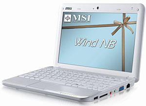 MSI Wind Ultraportable Laptop: Photos Released