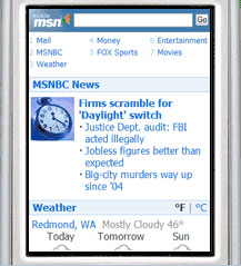 Microsoft Revamps MSN Mobile