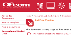 Ofcom Report: Internet & Mobile Up. TV, Radio, Phone Down