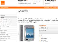 SPV M5000: Orange 3G Smartphone In The Shops