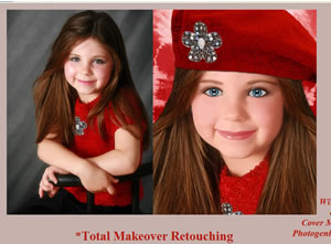 Retouching Service Turns Pageant Children Into Plastic Freakshows