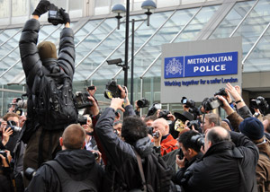 Photographers Protest Outside Scotland Yard