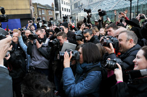 Photographers Protest Outside Scotland Yard