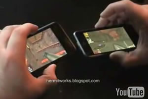 Quake 3 On iTouch Using Motion Sensors