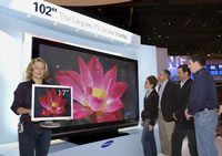 Samsung 102-inch PDP TV