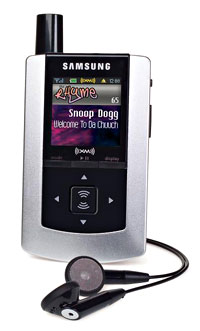 Samsung Helix XM2go Portable Satellite Radio/MP3 Player