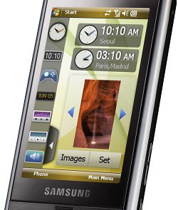 Samsung Unveils Omnia i900 Touchscreen Handset