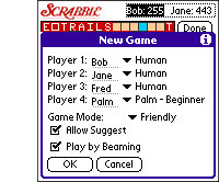 Scrabble for Palm/Pocket PC by Handmark