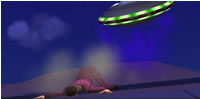 Sims 2 Telescope alien Abduction