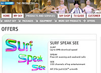 Sky Rolls Out Surf, Speak And See Triple Play Package