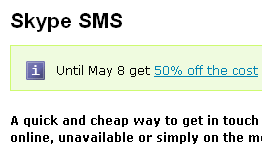 Why SKype SMS Offer Doesn't Include The UK