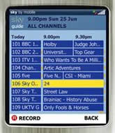 Sky+ Remote Record: Mobile Sky+ Programming